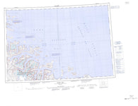 027A Home Bay Canadian topographic map, 1:250,000 scale