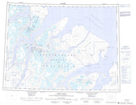 027F Clyde Inlet Canadian topographic map, 1:250,000 scale