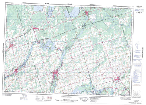 031C05 Campbellford Canadian topographic map, 1:50,000 scale