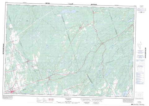031C11 Kaladar Canadian topographic map, 1:50,000 scale