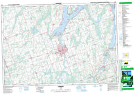 031D07 Lindsay Canadian topographic map, 1:50,000 scale