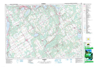 031D12 Elmvale Canadian topographic map, 1:50,000 scale