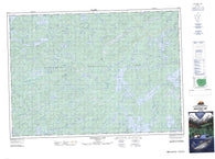 031E15 Burntroot Lake Canadian topographic map, 1:50,000 scale