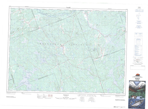 031F03 Denbigh Canadian topographic map, 1:50,000 scale