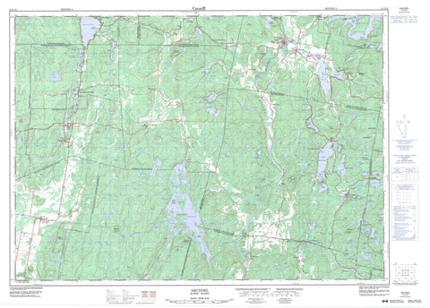 031G15 Arundel Canadian topographic map, 1:50,000 scale