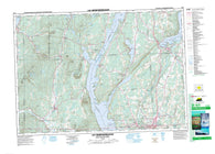 031H01 Lac Memphremagog Canadian topographic map, 1:50,000 scale