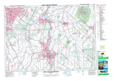 031H06 Saint Jean Sur Richelieu Canadian topographic map, 1:50,000 scale