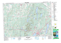 031H08 Mont Orford Canadian topographic map, 1:50,000 scale