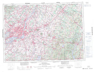 031H Montreal Canadian topographic map, 1:250,000 scale