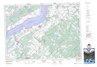 031I08 Becancour Canadian topographic map, 1:50,000 scale