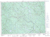 031I14 Lac Eveline Canadian topographic map, 1:50,000 scale