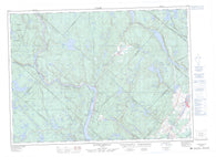 031I15 Riviere Mekinac Canadian topographic map, 1:50,000 scale