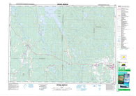 031J12 Grand Remous Canadian topographic map, 1:50,000 scale