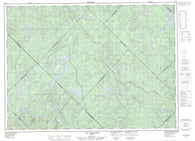 031J16 Lac Charland Canadian topographic map, 1:50,000 scale