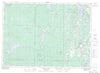 031K01 Blue Sea Lake Canadian topographic map, 1:50,000 scale