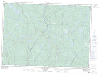 031K05 Lac Du Pinceau Canadian topographic map, 1:50,000 scale