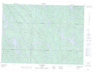 031K07 Lac Duval Canadian topographic map, 1:50,000 scale