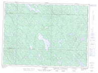 031K11 Lac Bruce Canadian topographic map, 1:50,000 scale