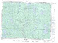 031K12 Lac Russell Canadian topographic map, 1:50,000 scale