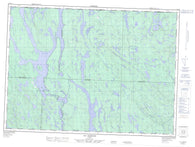 031K13 Lac Dumoine Canadian topographic map, 1:50,000 scale