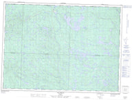 031K14 Lac Brule Canadian topographic map, 1:50,000 scale