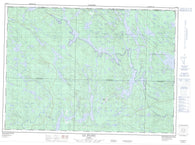 031K15 Lac Delahey Canadian topographic map, 1:50,000 scale