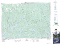 031L02 Kiosk Canadian topographic map, 1:50,000 scale