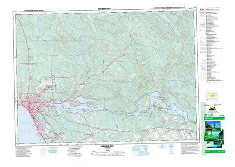 031L06 North Bay Canadian topographic map, 1:50,000 scale