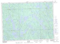 031L09 Lac Bleu Canadian topographic map, 1:50,000 scale