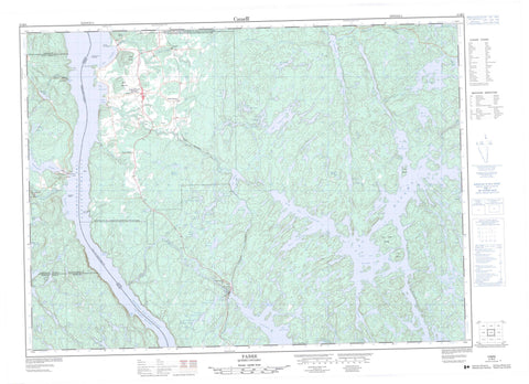 031M03 Fabre Canadian topographic map, 1:50,000 scale