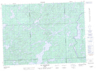 031M08 Lac Winawiash Canadian topographic map, 1:50,000 scale