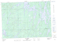 031M09 Lac Nodier Canadian topographic map, 1:50,000 scale