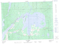 031M10 Lac Simard Canadian topographic map, 1:50,000 scale