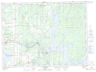 031M11 Angliers Canadian topographic map, 1:50,000 scale