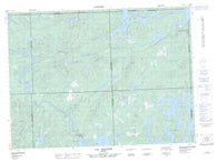 031M16 Lac Mourier Canadian topographic map, 1:50,000 scale