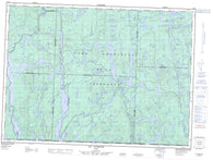 031N04 Lac Antiquois Canadian topographic map, 1:50,000 scale