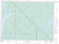 031N08 Lac St Amour Canadian topographic map, 1:50,000 scale