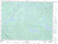 031N09 Lac Landron Canadian topographic map, 1:50,000 scale