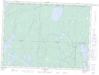 031N13 Lac Sabourin Canadian topographic map, 1:50,000 scale