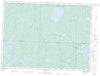 031N13 Lac Sabourin Canadian topographic map, 1:50,000 scale