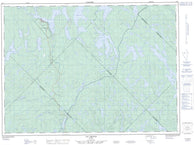 031O01 Lac Troyes Canadian topographic map, 1:50,000 scale