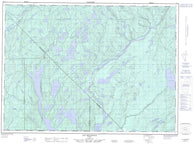 031O04 Lac Petawaga Canadian topographic map, 1:50,000 scale