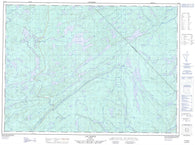 031O05 Lac Wapus Canadian topographic map, 1:50,000 scale