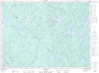 031O07 Lac Adonis Canadian topographic map, 1:50,000 scale