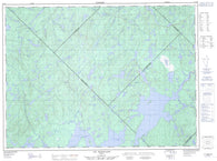 031O09 Lac Manouane Canadian topographic map, 1:50,000 scale