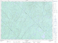 031O11 Lac Nasigon Canadian topographic map, 1:50,000 scale