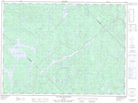 031O12 Lac Des Augustines Canadian topographic map, 1:50,000 scale