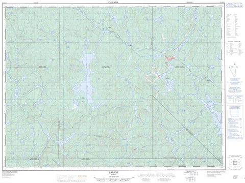 031O15 Parent Canadian topographic map, 1:50,000 scale