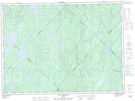 031P05 Lac Mondonac Canadian topographic map, 1:50,000 scale