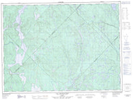 031P12 Lac Chateauvert Canadian topographic map, 1:50,000 scale